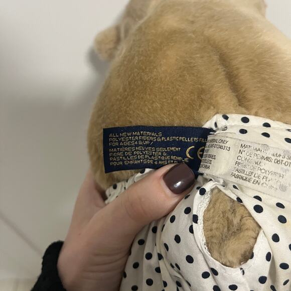 Brooks Brothers Pajama Teddy Bear Stuffed Animal - Picture 3 of 4